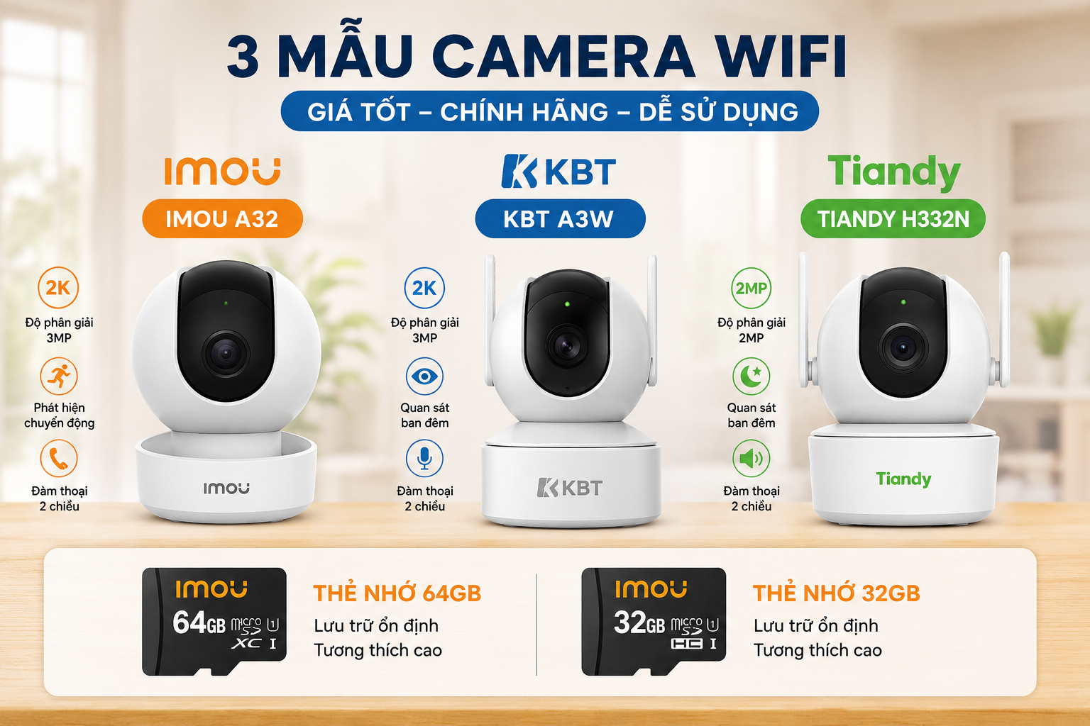 Bảng Giá Camera WiFi Lắp Đặt Trọn Gói Tại Bình Dương